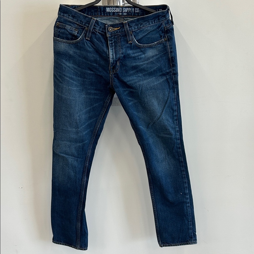 Mossimo Supply Co. Men's Dark Blue Slim Jeans